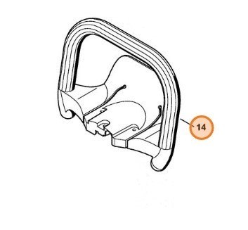 Трубчатая ручка с защитой для рук (42287910101)