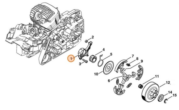Масляный насос (11416403203)