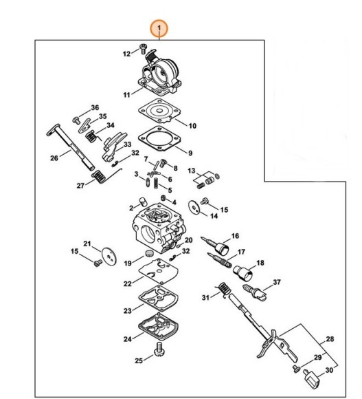 C1Q-S119D карбюратор (11391200601)