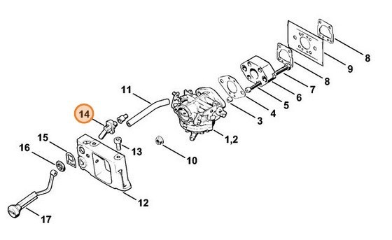 Вимикач зупинки STIHL 11114300210