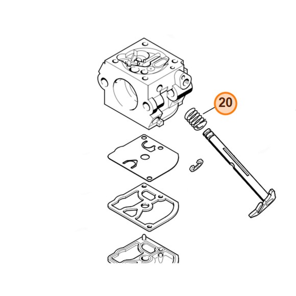 Пружина STIHL (11231223000) Пружина STIHL (11231223000)