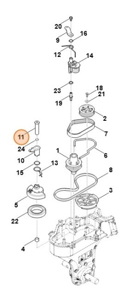 Палець STIHL 62417118500