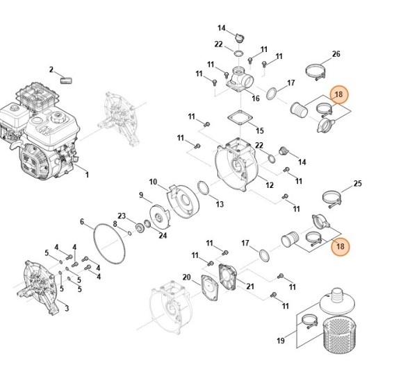 Набор соединительных элементов (VB030071905)