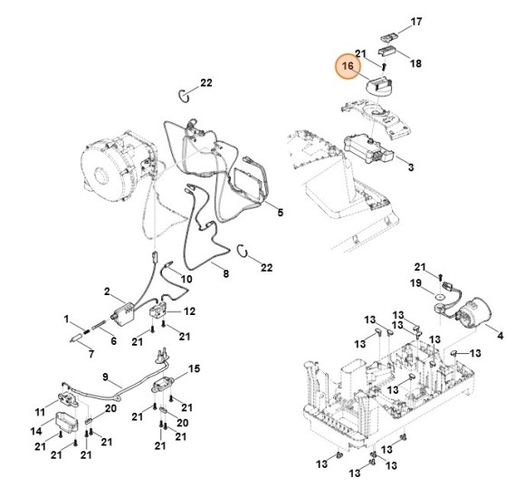 Поворотна ручка STIHL 60137084300