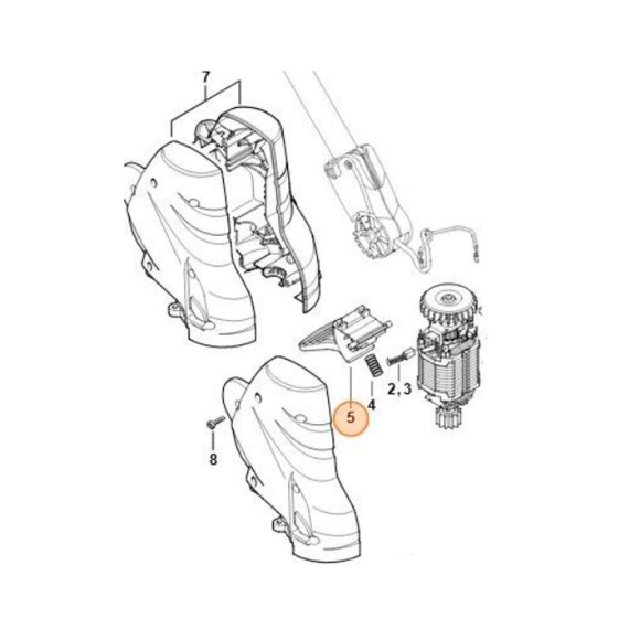 Рычаг STIHL (48167113800)