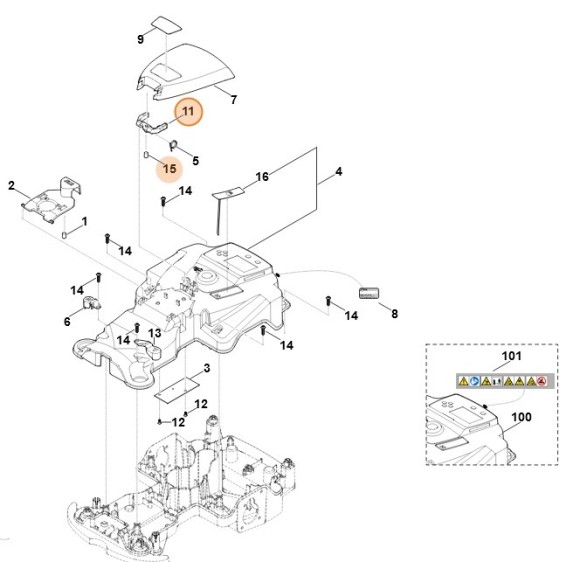 Палець STIHL 63017006701