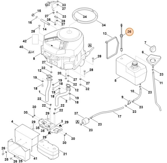 Датчик STIHL 61703506000