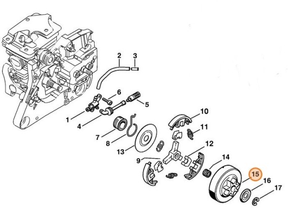 Ланцюгова зірочка 0.325" 7 зубів STIHL 11216402004