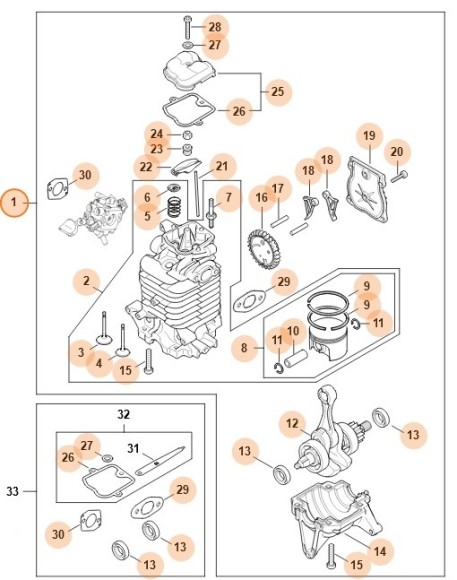 Привідний механізм STIHL 42830200200