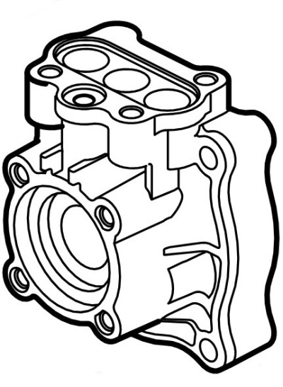 Клапанний блок STIHL RE027011200 Клапанний блок STIHL RE027011200