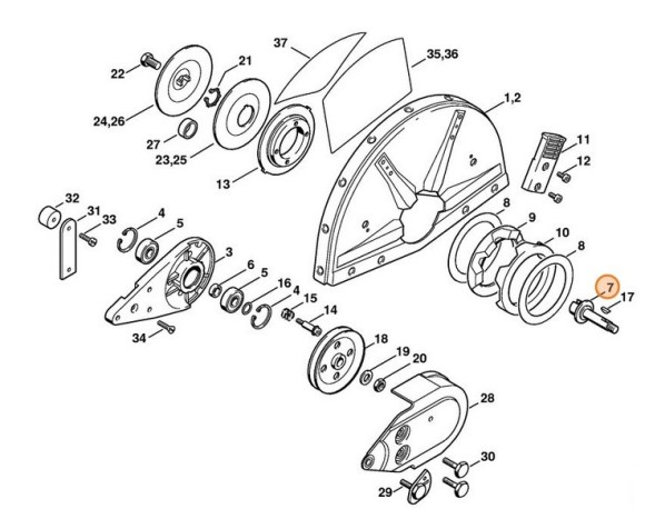 Вал STIHL 42017040504