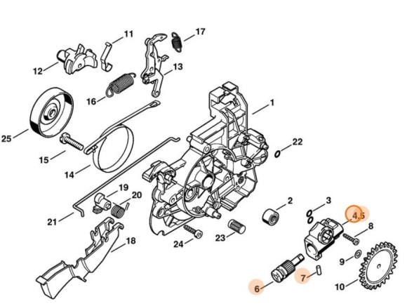Масляный насос (12086403250)