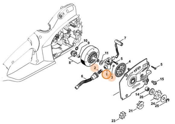 Масляный насос (12096403202)