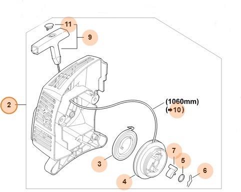 Пусковий пристрій STIHL 41401904013