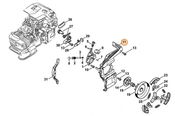 Кришка STIHL 11450211100