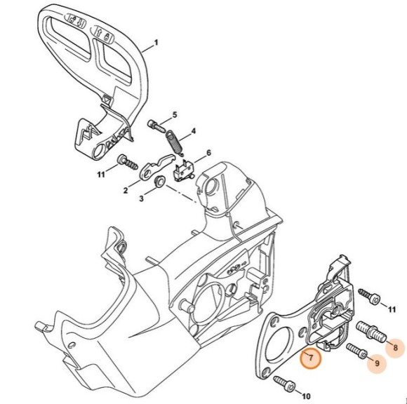Крепежная пластина (LA036001600)