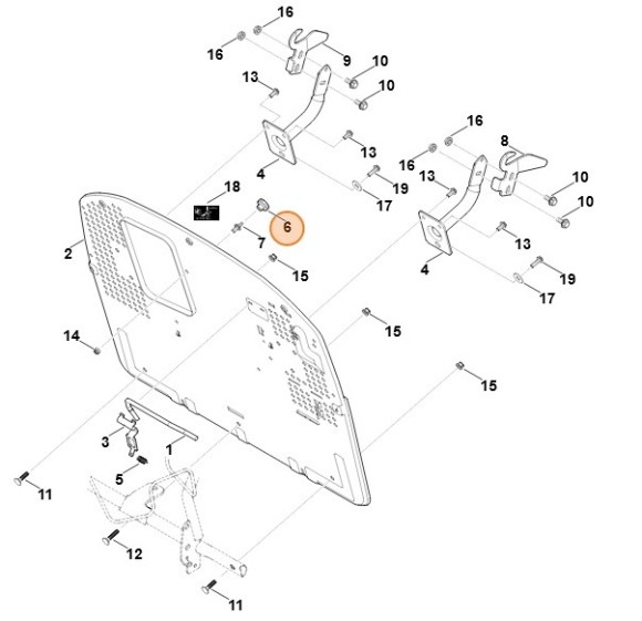 Поворотна ручка STIHL 61707601800