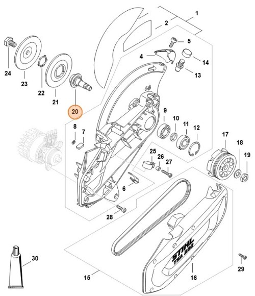 Вал STIHL 48647040500