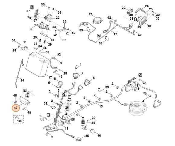 Электронный модуль (61604301410)