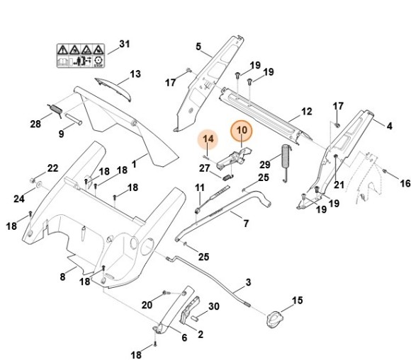 Крепежный сегмент (63407803190)