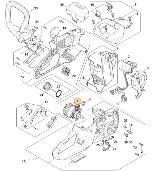 Електромотор STIHL 12516000201