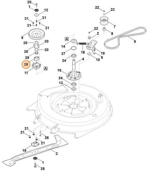 Поводок STIHL 61407047000