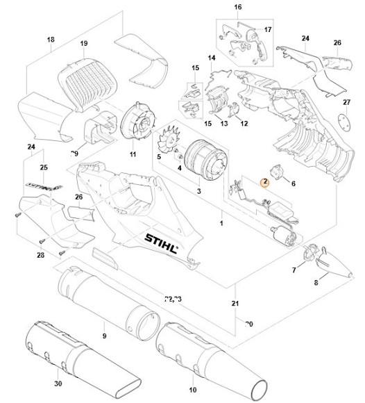 Електронний модуль STIHL BA024301400