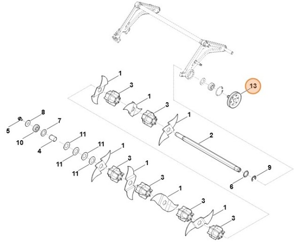 Шкив клиноременного (62907002501)