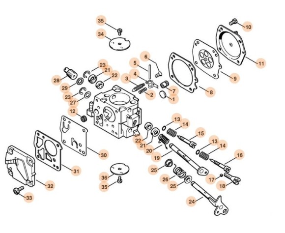 Карбюратор HS-277A (42051200601)