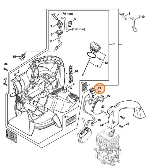 Кнопка STOP (42414308900)