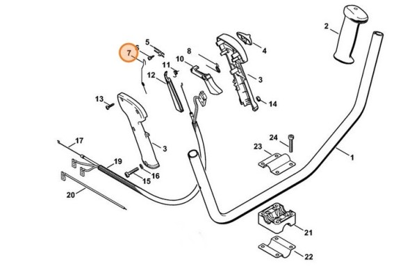 Пружина рычага (41281824502)
