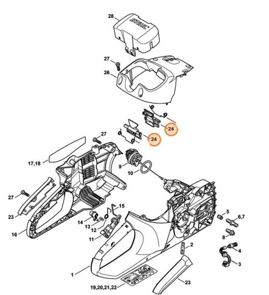 Стопорний важіль STIHL 48514309800