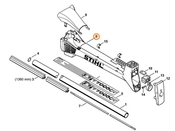 Антивібраційний корпус STIHL 41807900901