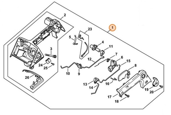 Корпус ручки (11297901018)