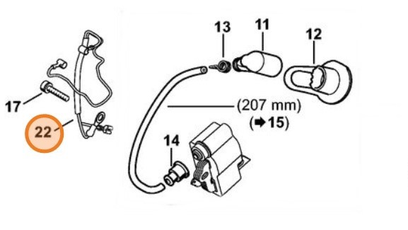 Модуль запалювання STIHL 11404001309