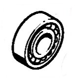 Радіальний шарикопідшипник 15х32х10 STIHL 95030030325