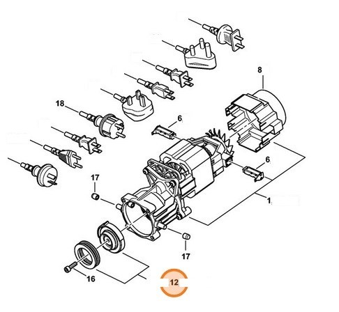 Поворотный диск на 7,2° (49517608703)