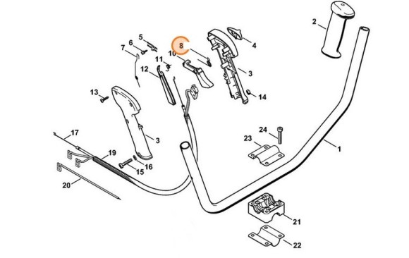 Пружина рычага (41281824504)