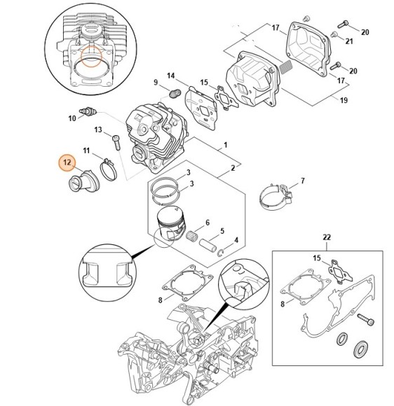 Коліно STIHL 11421412200