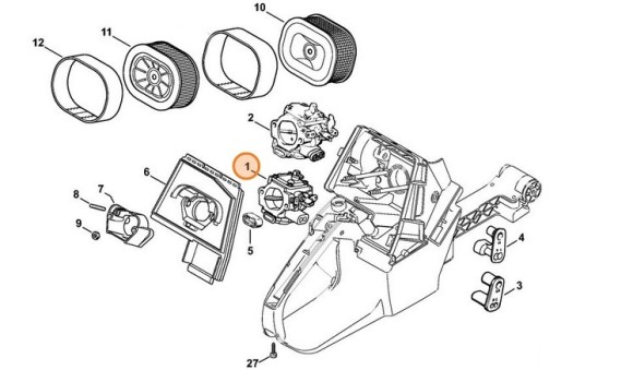 Карбюратор WG-12A (11241200611)
