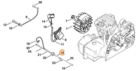 Кабельний жгут STIHL 11234403001