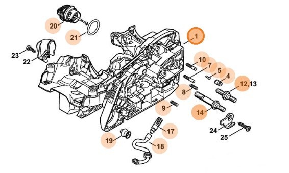 Корпус двигателя (11410203019)