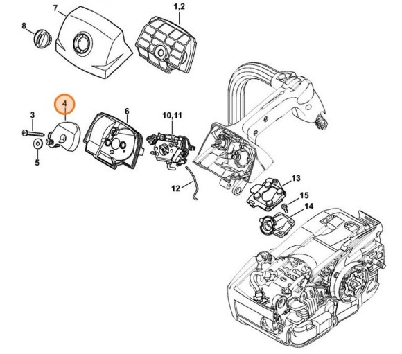 Ударно-захисний ковпак STIHL 11451204105