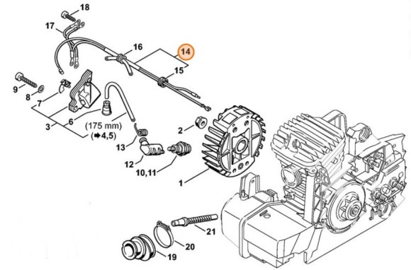 Кабельний жгут STIHL 11274403001