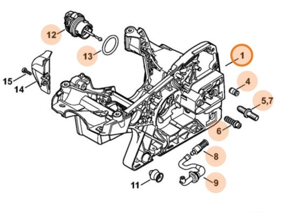 Картер двигуна STIHL 11430203023