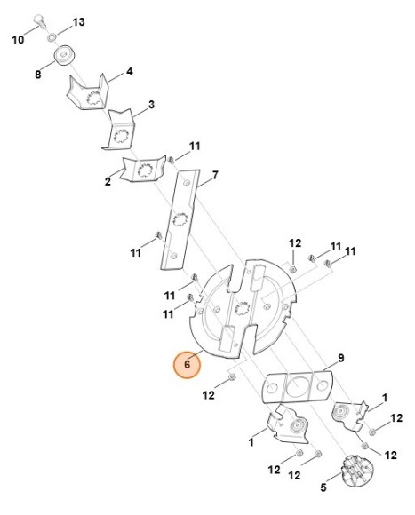 Щиток для ножа (60117021100)