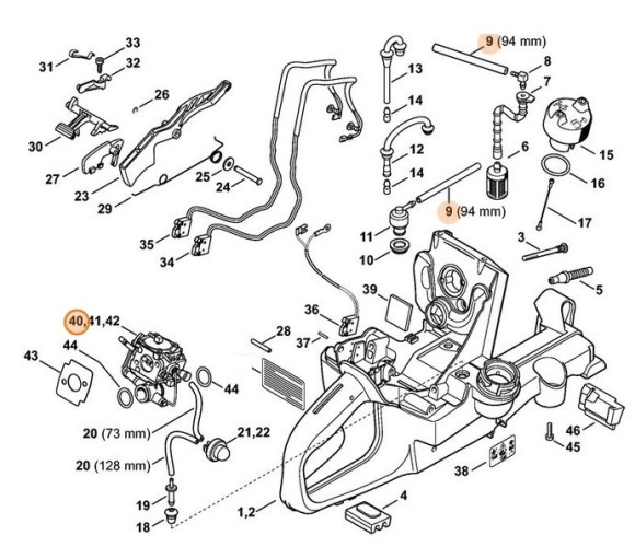 Карбюратор WJ-114C (42241200651)