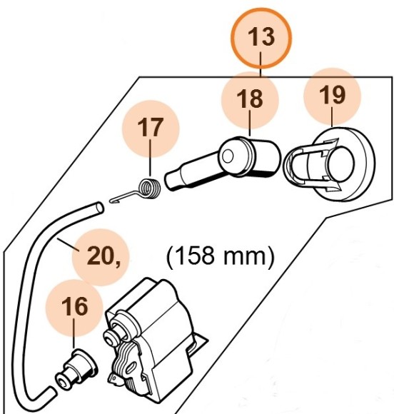 Модуль запалювання STIHL 11414001331