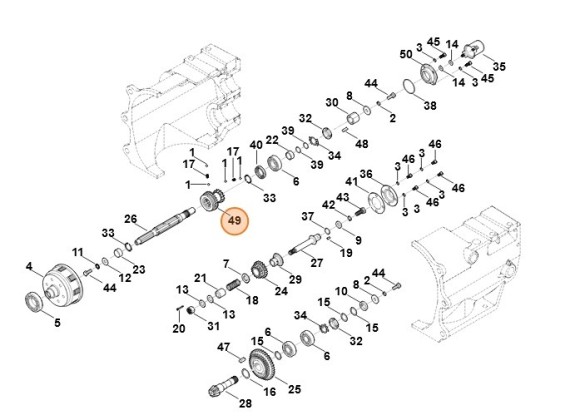 Передняя передача (62516420100)