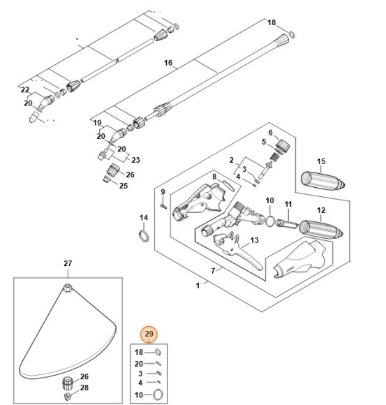 Набір ущільнень STIHL 00000071602